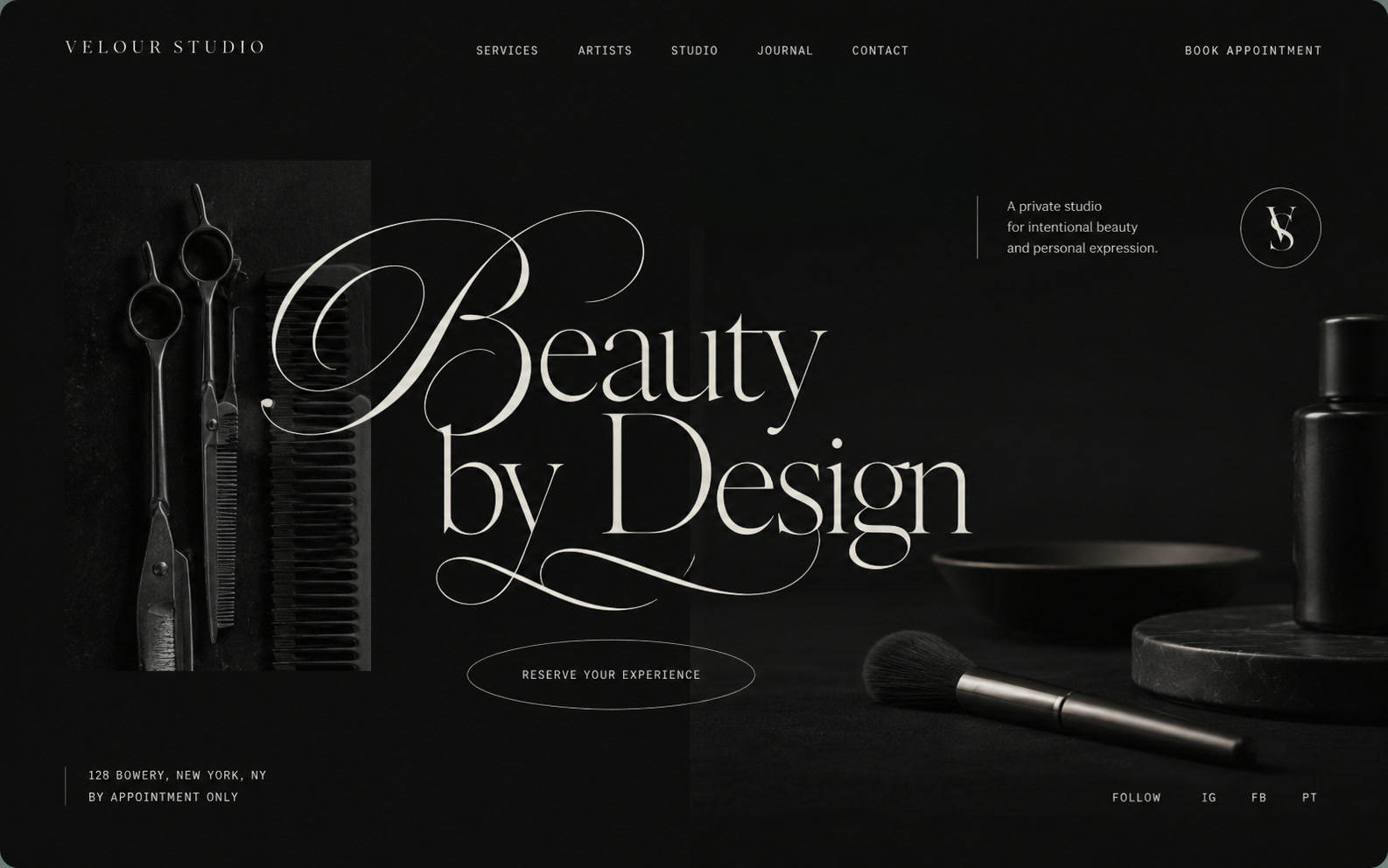 WitLabs website design concept with editorial layout and product storytelling.